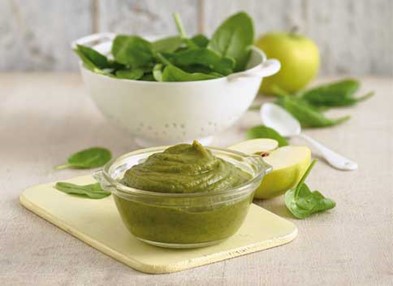 Baby Spinach & Sweet Potato Purée
